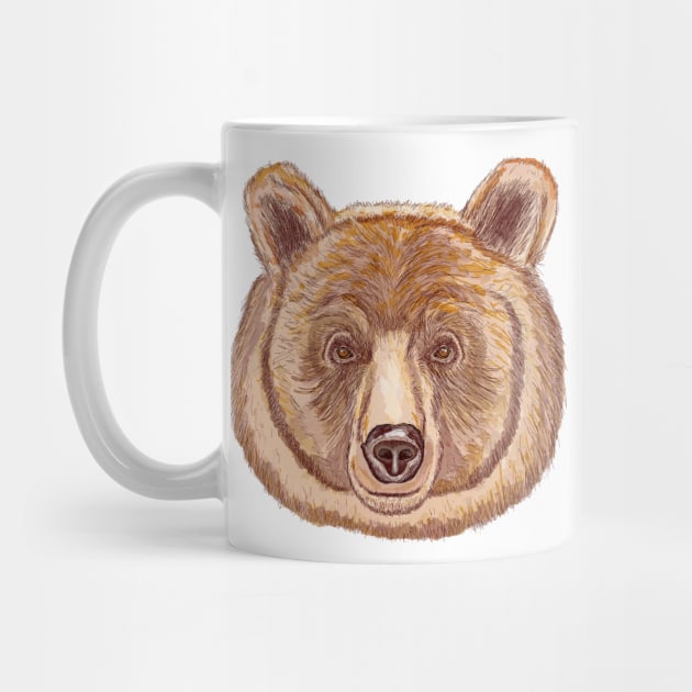 Brown Bear Stare by chrissyloo
